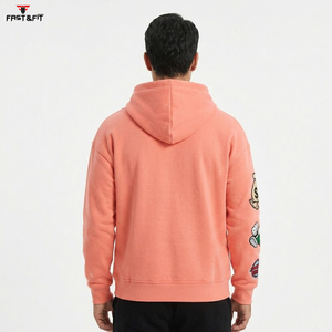 2026 Collection Solid Color Winter Stonewashed Unisex Hoodies with Custom Logo 100% Cotton Low Price - Product Image 2
