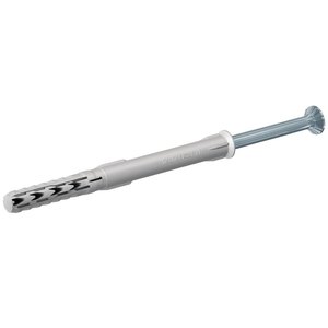 FISCHER SXR 10X80 WZ LS Vis de fixation en nylon pour cadre avec vis à tête hexagonale, zincée, fixations d'ancrage pour béton, expansion. - Product Image 1