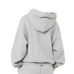 Sudaderas con capucha con logotipo personalizado para mujer, sudaderas con jersey para mujer, sudaderas de algodón pesado, sudaderas con capucha para mujer - Product Image 2