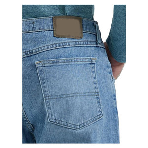 กางเกงยีนส์ผู้ชายทรงคลาสสิค 5 กระเป๋า ทรงหลวม ยืดหยุ่น สวมใส่สบาย ผลิตจากผ้าฝ้ายเดนิม ทนทาน เหมาะสำหรับใส่ในชีวิตประจำวัน แฟชั่นทันสมัย - Product Image 4