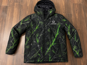 Veste matelassée à capuche pour homme, camouflage vert forêt, imperméable, coupe-vent, isolée thermiquement, pour la chasse, la randonnée, les activités de plein air en hiver - Product Image 6