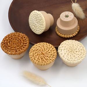 Manijas de ratán de lujo para puertas, pomos para gabinetes, manijas para armarios y mesitas de noche al precio más bajo - Product Image 5