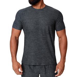 เสื้อยืดคอกลมแขนสั้นสำหรับผู้ชาย คุณภาพพรีเมียม OEM เนื้อผ้านุ่มสบายผิว แห้งเร็ว เหมาะสำหรับออกกำลังกายและฝึกซ้อม - Product Image 5