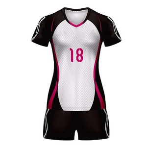 เสื้อผ้ากีฬาแบบซับลิเมชั่นสั่งทำขายส่ง ชุดวอลเลย์บอลหญิงชาย ชุดยูนิฟอร์มวอลเลย์บอลหญิง พร้อมบริการ OEM - Product Image 4