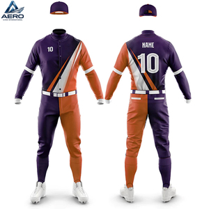 Uniformes de Béisbol Modernos Sublimados de Alta Calidad, Duraderos, Ligeros, Transpirables, Totalmente Personalizables, con Bloques de Color - Product Image 6