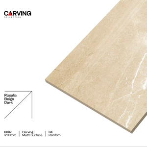 Serie 600X1200mm Azulejos de porcelana Talla moderna Tecnología de impresión digital 5mm Piso interior mate Villas Centros comerciales Pulido Lo último - Product Image 1