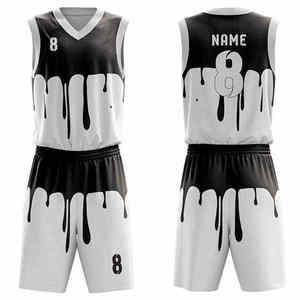 Ensemble Maillot/Culotte de Basketball Réversible en Gros – Tenue de Sport Respirante avec Motifs – Uniforme de Basketball - Product Image 6