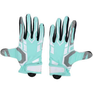 Guantes Deportivos Profesionales Personalizados con Logotipo Premium, Antideslizantes, Transpirables, de Dedo Completo, para Fútbol Americano - Product Image 1