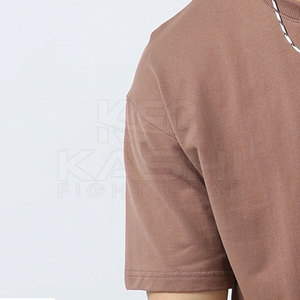 High Quality 100% Cotton Oversized T-Shirt for Men <b>Drop</b> Shoulder Short Sleeve Breathable & Eco-Friendly Summer Street Style Wear - Product Image 6