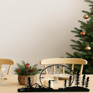 CIFbuy Juego de 2 Portavelas Metálicos Modernos con Diseño de Asta de Ciervo, Centro de Mesa Rústico Estilo Granja con TikTok para Servicio de Recogida Temu - Product Image 4