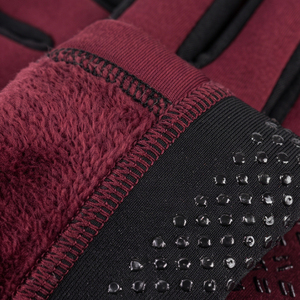 Gants de course thermiques réfléchissants unisexes, compatibles avec les écrans tactiles, coupe-vent, doublure polaire légère, pour le sport en plein air et le jogging - Product Image 6