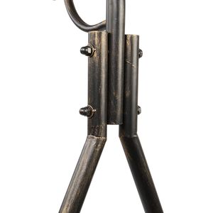 Moderna Struttura per Dondolo da Giardino in Ferro Battuto, con Cuscino Impermeabile Color Bronzo, per Arredamento da Esterno in Vimini e Metallo - Product Image 3