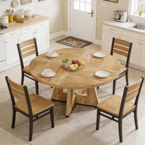 โต๊ะอาหารทรงกลมสำหรับพื้นที่รับประทานอาหารของคุณ - Product Image 4