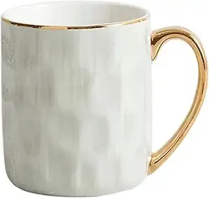 Taza de Café Creativa de Porcelana Fina Ecológica Clásica para la Oficina o el Té de la Tarde, Hecha a Mano en India - Product Image 6