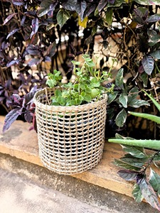 Basic Rattan Flower <b>Pot</b> <b>Holder</b> Suitable For Indoor Outdoor Balcony And Garden Plant Decoration Purpose Wholesale From India - Product Image 1