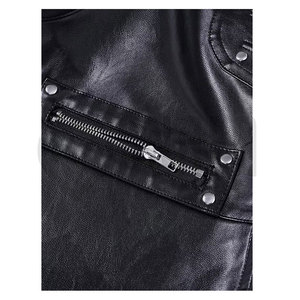 Hot Sale SNAFA SPORTS Men's <b>Winter</b> Breathable <b>Leather</b> Motorcycle Vest with Zipper Closure and Customizable Club Logo - Product Image 6