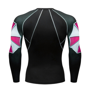 Chemise de surf et de natation pour homme à manches longues, compression, protection UV, séchage rapide, haute performance - Product Image 2
