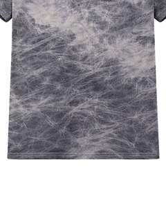 T-shirt gris délavé pour homme, col rond, manches courtes, en coton, style streetwear décontracté, délavage vintage, personnalisable, OEM, vente en gros, fournisseur de t-shirts - Product Image 6