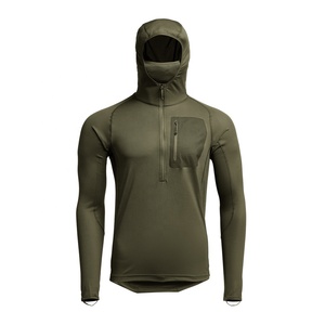 Chaqueta Softshell con Capucha para Hombre, Color Verde Oliva, Manga Larga, Transpirable, para Caza al Aire Libre, Temporada de Otoño - Product Image 1
