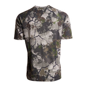 Ropa de caza para exteriores, transpirable, con estampado de camuflaje, camisetas de caza para hombre, camiseta de caza de algodón con cuello redondo para senderismo. - Product Image 4