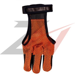 Premium Leather <b>Half</b> Finger Gloves for Men Outdoor Sports Hunting Gloves with Non <b>Slip</b> Hand Grip Lightweight Tactical Protection - Product Image 4