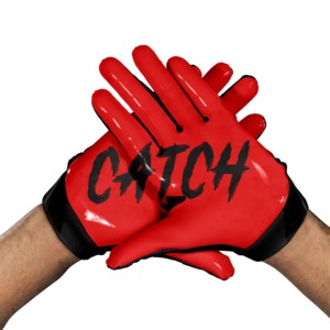 Gants de football américain personnalisés pour jeunes et adultes, gants de receveur à paume collante, gants de sport respirants pour l'entraînement et les matchs - Product Image 3