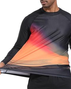 Wholesale Custom Print Breathable Men Sportswear O-Neck Full Sleeve <b>Compression</b> <b>Shirt</b> Quick Dry Gym Fitness T-<b>Shirt</b> - Product Image 3