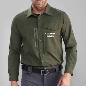 Camiseta de Pesca Personalizada para Hombre, Estilo Americano, Manga Larga, Sublimada, Cortavientos, Ligera, Protección Solar, 100% Poliéster, UPF 50 UV - Product Image 3