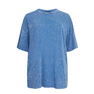 High Quality Custom Acid <b>Wash</b> T Shirts Summer Women's 100% Cotton Quick Dry Eco-Friendly Breathable Wholesale Acid <b>Wash</b> T Shirt - Product Image 4