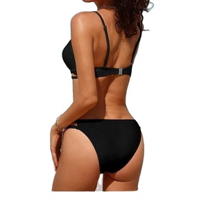 Bikini sexy de dos piezas con estampado de animales para mujer, ropa de playa cómoda ecológica del proveedor BD - Product Image 4