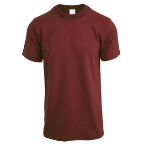 High Quality <b>Polyester</b>/Cotton Knitted O-Neck Short Sleeve T-<b>Shirt</b> with Custom Logo Print Eco-Friendly Quick Dry - Product Image 1