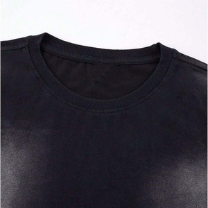 ราคาขายส่ง เสื้อยืดเจอร์ซีย์ผ้าฝ้าย 100% สวมใส่สบาย สไตล์สตรีทแวร์ พิมพ์ลายกราฟิกทรงบ็อกซี่ ล้างสีแบบแอซิดวอช เสื้อยืดผู้ชาย AI-TS-41 - Product Image 3
