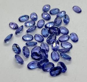 Exportador confiable de tanzanita, tanzanita natural de corte ovalado, piedra preciosa suelta de 8x6 mm, calibrada y tratada térmicamente, para anillo de compromiso, regalo para mamá. - Product Image 2