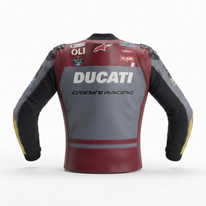 Men’s Cowhide Leather <b>Racing</b> <b>Jacket</b>/Chaqueta MotoCP Style CE Level 2 Armor Motorcycle Track Riding Protective Gear CE - Product Image 2