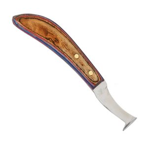 Cuchillo Profesional de Acero Inoxidable de Una Sola Hoja para Pezuñas, Cuchilla Curva, Herramienta Veterinaria para Recortar Pezuñas, Logotipo Personalizado OEM - Product Image 5