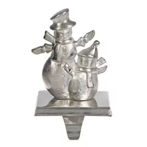 Golden Reindeer Style Aluminum Socking <b>Holder</b> For Up Shelf And Wall Decorative <b>Stocking</b> <b>Holder</b> For Christmas Decoration Use - Product Image 4