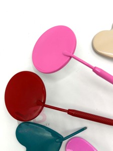Wholesale High Quality <b>Lighted</b> Eyelash Extension <b>Mirror</b> Hollow Handle Custom Design Color Logo Magnifying Eyelash Lift Tools - Product Image 6