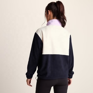 Veste de survêtement zippée color block pour femme, en polaire, idéale pour la course, l'entraînement et les loisirs - Product Image 6