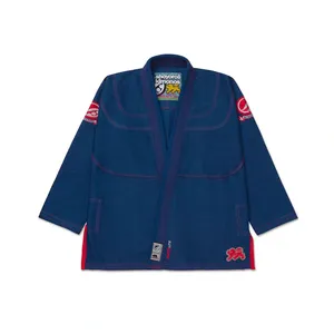 Kimono de Jiu-Jitsu Shoyorol Fighter Gi unisexe, nouvelle arrivée, couleur bleue, qualité supérieure, uniforme de Jiu-Jitsu brésilien, 100% coton - Product Image 1