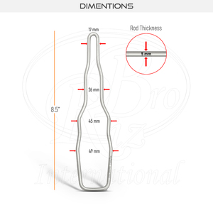 Spéculum buccal pour oiseaux en acier inoxydable réutilisable 8,5x1,75 pouces, pointe de 7 mm pour oiseaux et petits animaux - Product Image 4