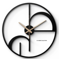 Horloge murale hexagonale en métal doré, design moderne, horloge décorative pour bureau, salon, chambre et décoration de mariage