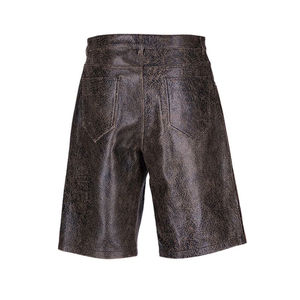 Nuevos Pantalones Cortos de Cuero Genuino Casuales hasta la Rodilla para Hombre, de Alta Calidad, Ajuste Delgado, Secado Rápido y Transpirables - Product Image 2