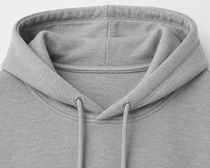 Sweat-shirts et sweats à capuche pour hommes, gris, décontractés, pour l'automne, 100% coton, molleton, poche avant, coupe classique, style tricoté - Product Image 4