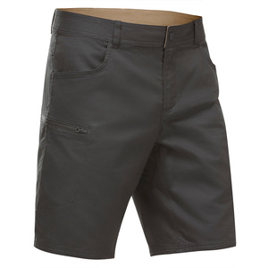 Shorts Bermuda Homme Gris Foncé en Tissu Oxford Écologique Spandex/Polyester, Taille Mi-Haute, Braguette Boutonnée, Séchage Rapide, Longueur Genou - Product Image 2