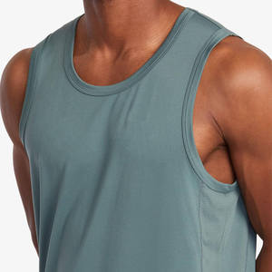 เสื้อกล้ามผู้ชายผ้าฝ้ายคุณภาพสูง ขายดี ออกแบบได้ตามต้องการ ระบายอากาศได้ดี เหมาะสำหรับออกกำลังกาย ฟิตเนส และใส่ไปชายหาด พร้อมบริการพิมพ์ลายตามสั่ง - Product Image 6