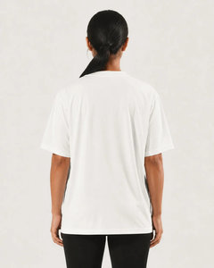Camiseta Básica para Mujer, Lisa, Informal, de Algodón, Manga Corta, Prenda Básica al por Mayor, Marca Privada OEM - Product Image 2