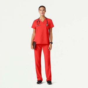 Wholesale Microfiber Woven Surgical Nursing Uniform <b>Sets</b> Hospital <b>Scrub</b> <b>Set</b> For Women With Needle Detection Durable Comfortable - Product Image 1