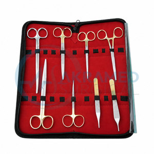 9 Pcs <b>Tungsten</b> Carbide Minor Surgery Veterinary Instrument Kit Stainless Steel TC Surgical Set CE Certified - Product Image 6