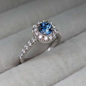 Igi/gia Lab เติบโตวินเทจ14K สีขาวทองแต่งงาน/หมั้นแหวนดีเพชรตัดเพชรของขวัญปาร์ตี้ครบรอบแต่งงาน - Product Image 3