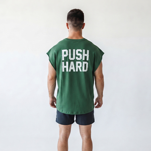 Camiseta sin mangas para hombre, para culturismo, entrenamiento, informal, transpirable, de poliéster y algodón, estampada, para gimnasio, verano. - Product Image 2